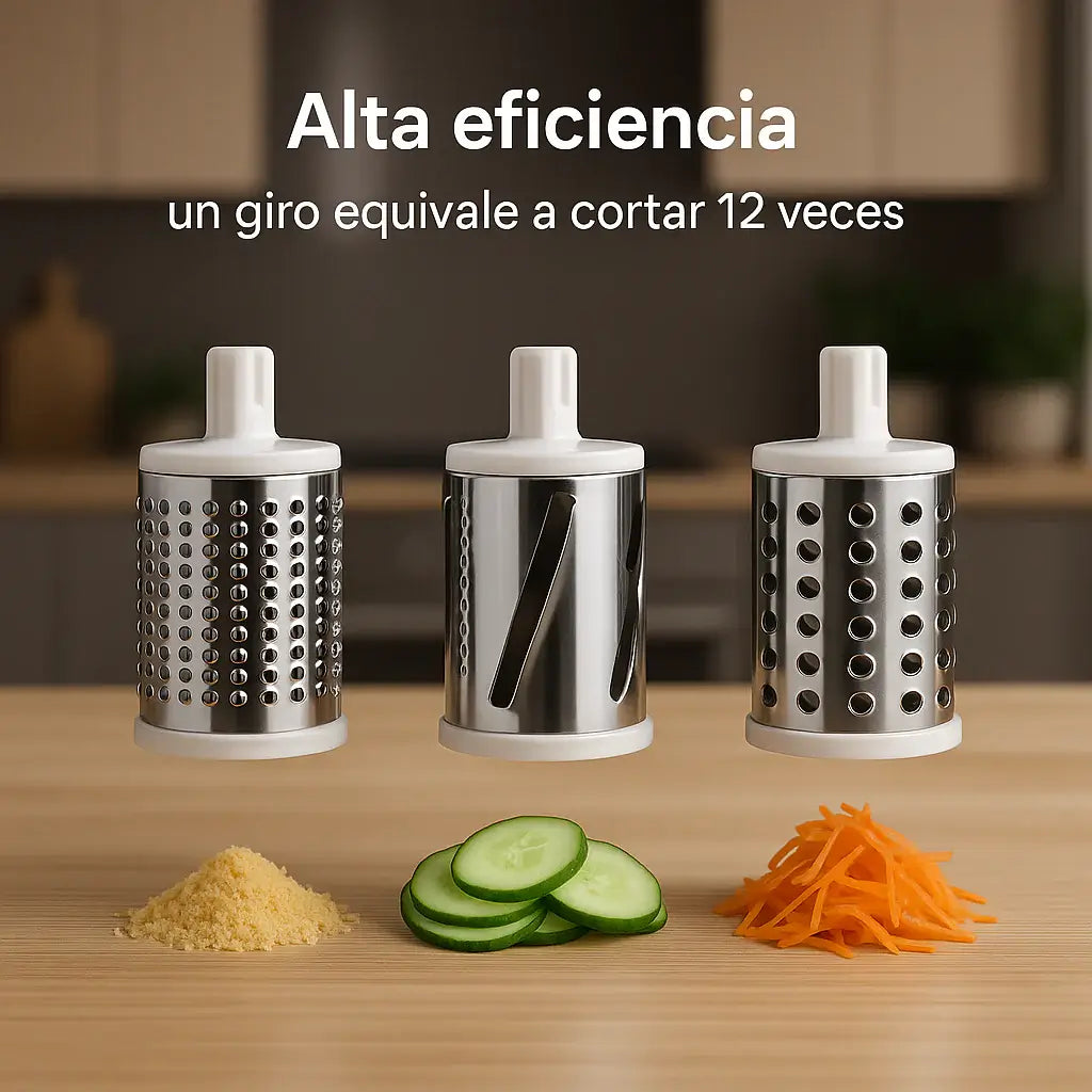 Rallador y Cortador de Verduras