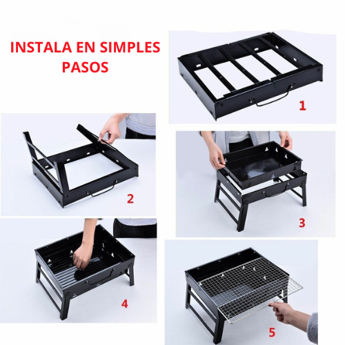 Parrilla Portátil - Asado en cualquier lugar